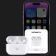 Бездротові Bluetooth-навушники Apple AirPods Pro 2 MTJV3ZM/A (2023), білі, із зарядним кейсом