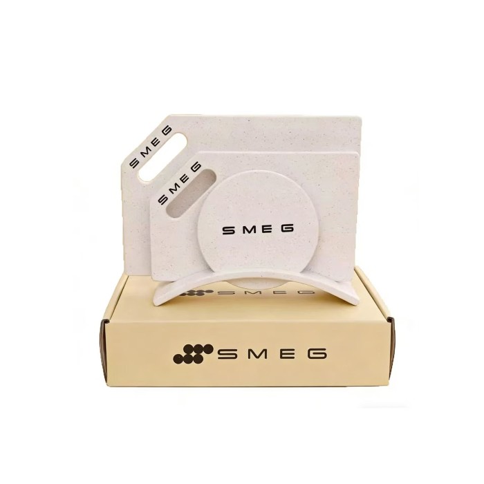 Дошки керамічні з підставкою SMEG, мармуровий ефект