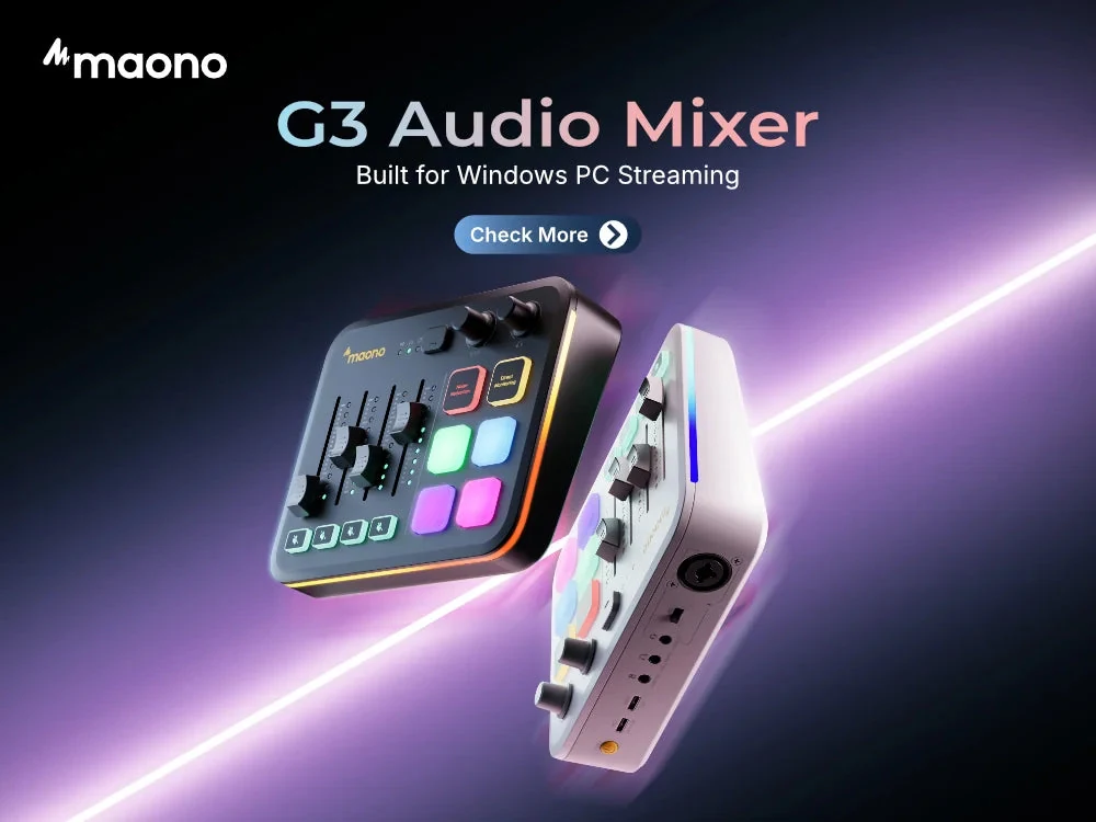 Maono G3: окремі мікси для вас, команди й глядачів