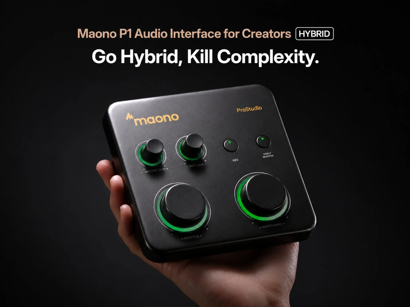 Maono P1 і P2: аудіоінтерфейси для різних сетапів