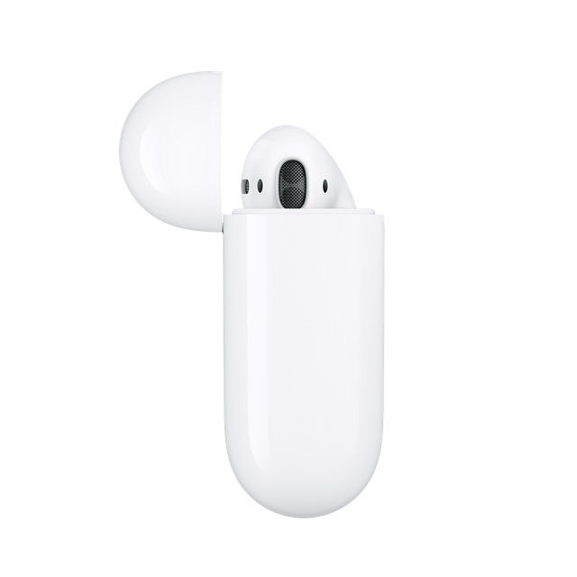 Бездротові Bluetooth-навушники Apple AirPods 2 MV7N2ZM/A, білі, із зарядним кейсом