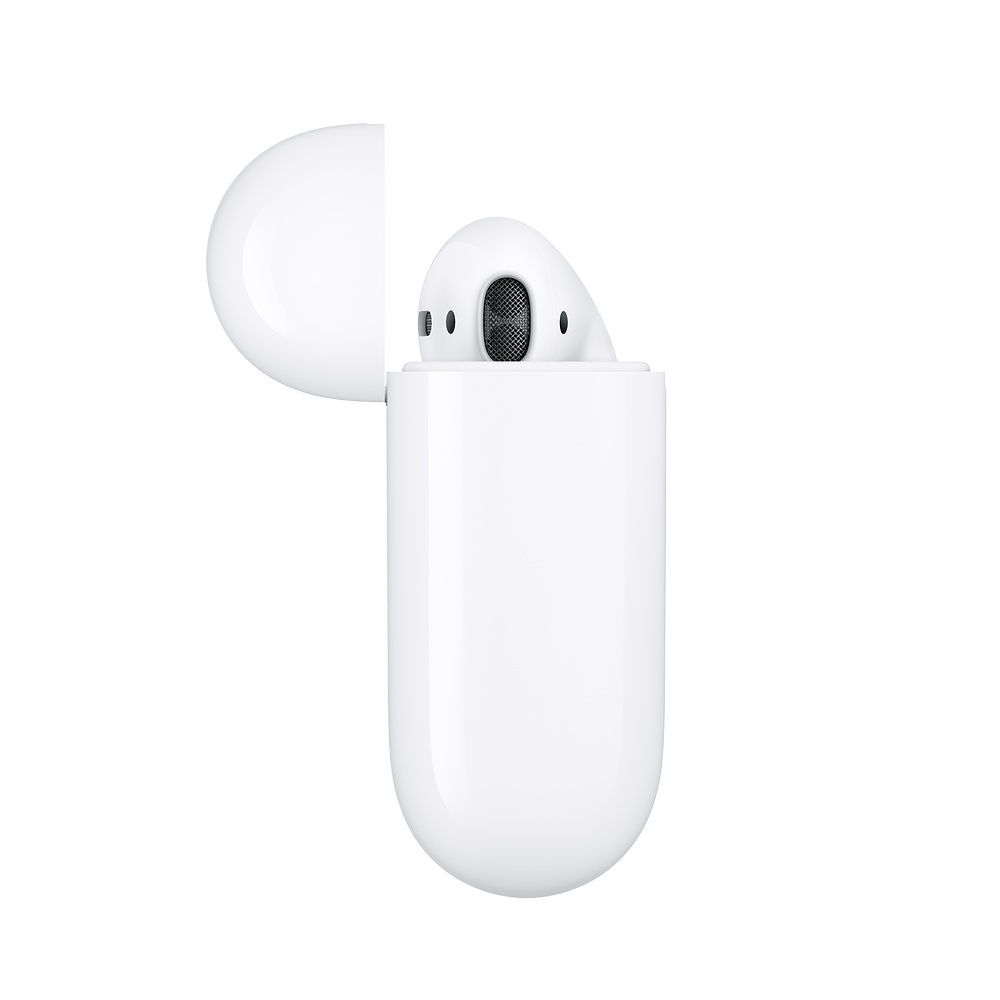 Бездротові Bluetooth-навушники Apple AirPods 2 MV7N2ZM/A, білі, із зарядним кейсом