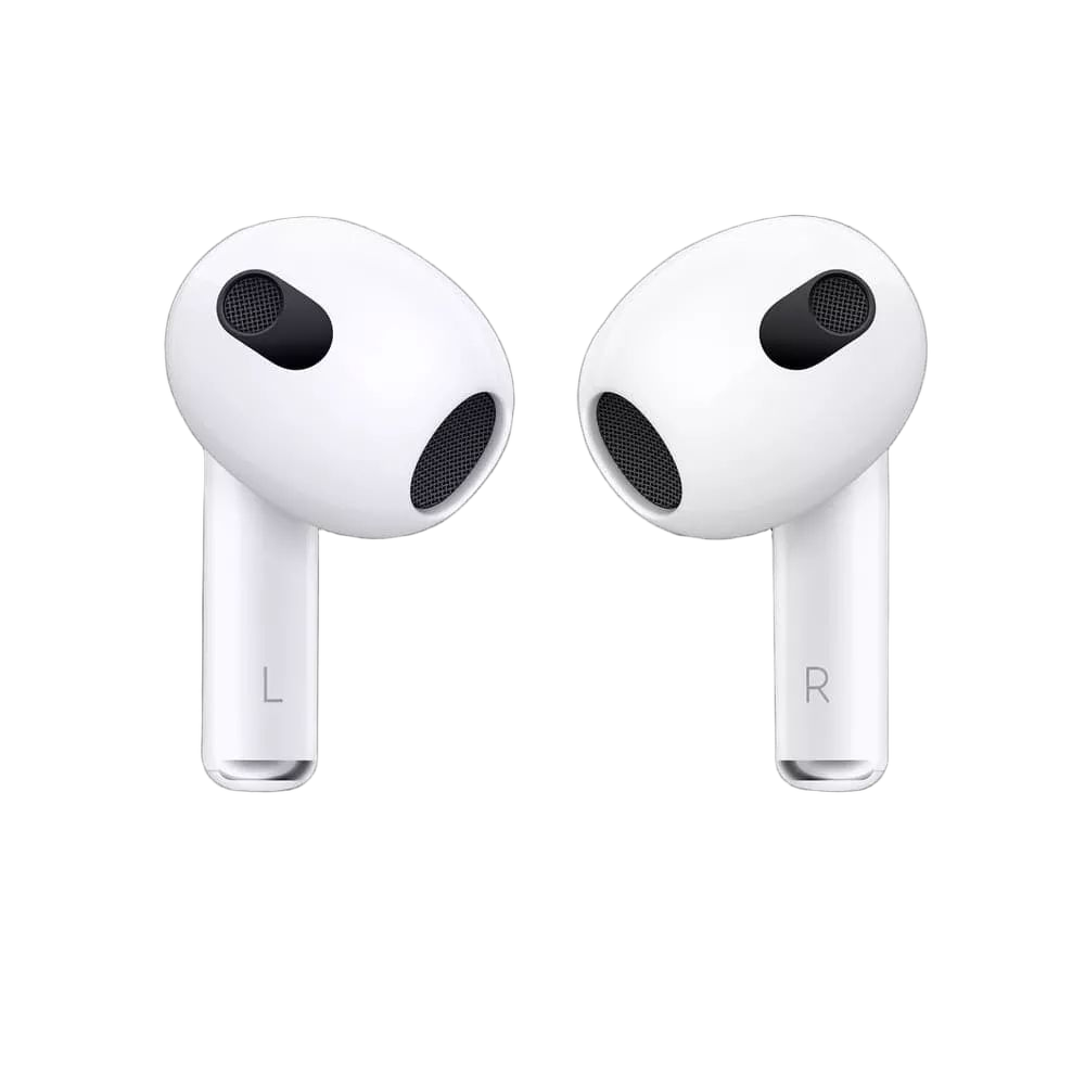 Бездротові Bluetooth-навушники Apple AirPods 3 MME73ZM/A, білі, із зарядним кейсом
