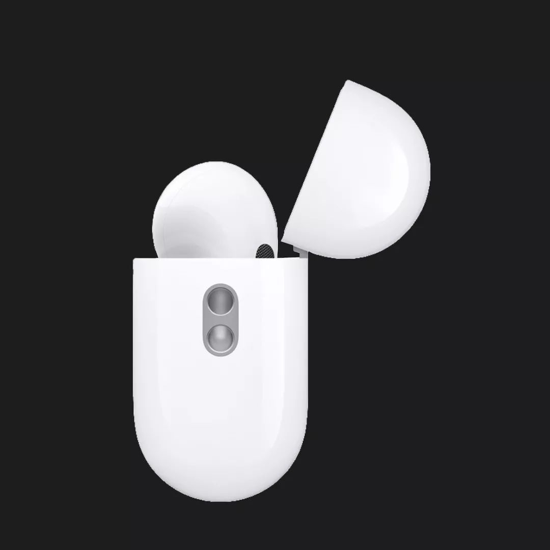 Бездротові навушники Apple AirPods Pro 2 MTJV3ZM/A (2023), білі, із зарядним кейсом — деталі