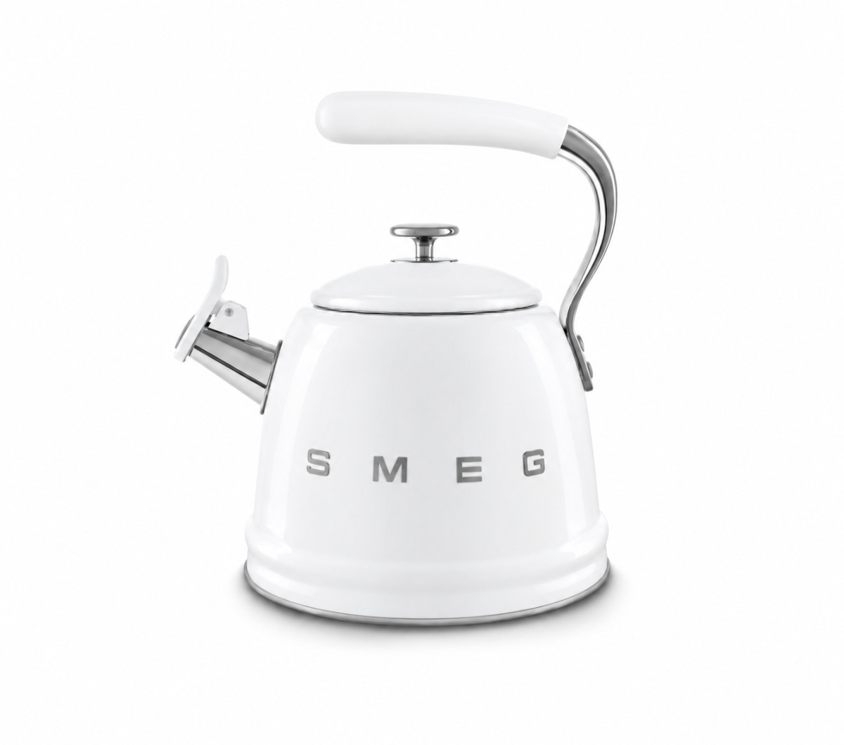 Чайник зі свистком SMEG WKF01WH, білий, 2,3 л