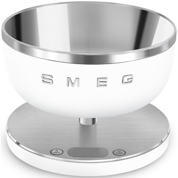 Кухонні ваги Smeg KSC01WHMWW, білі