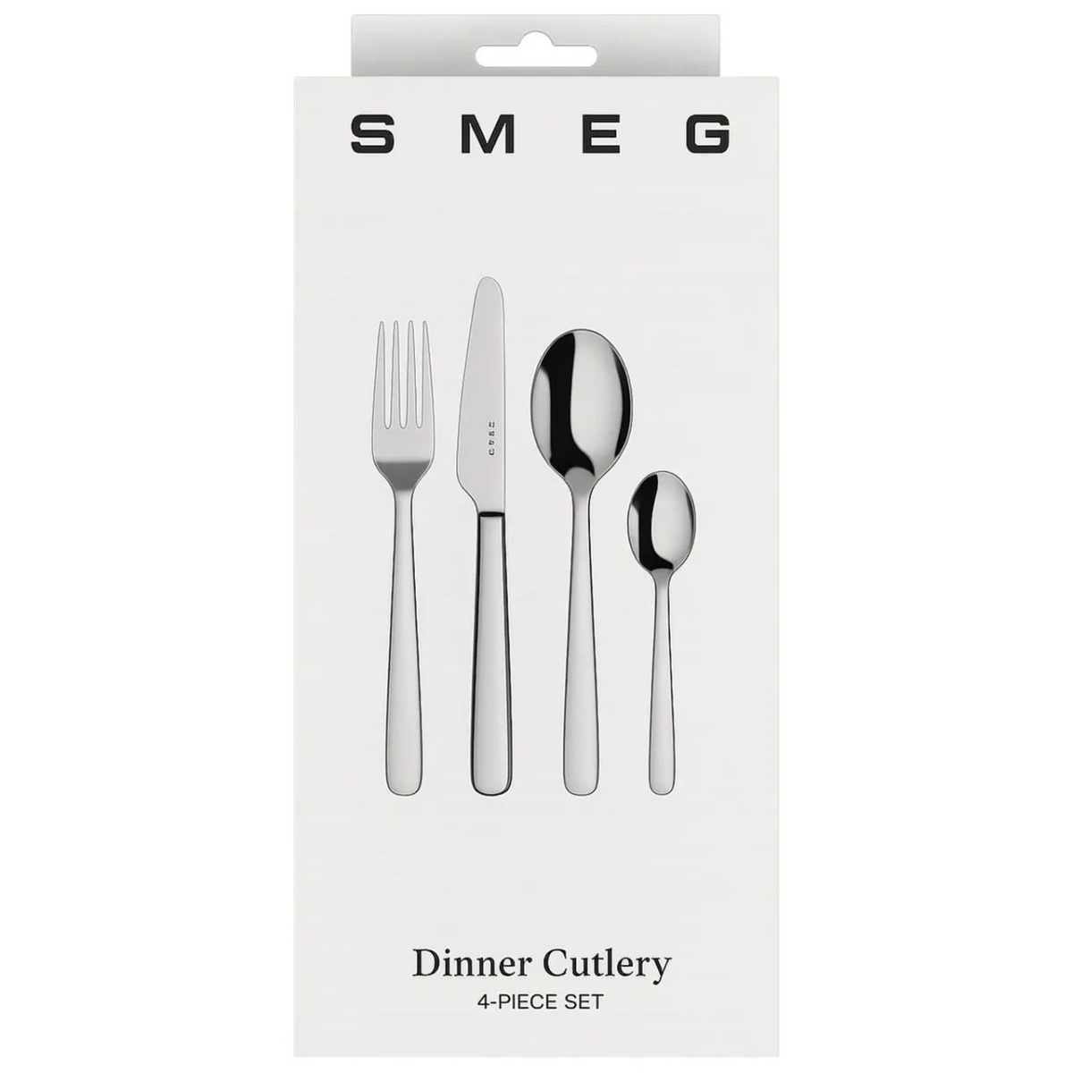 Набір столових приладів SMEG Dinner Cutlery, 4 предмети, на 1 особу — деталі