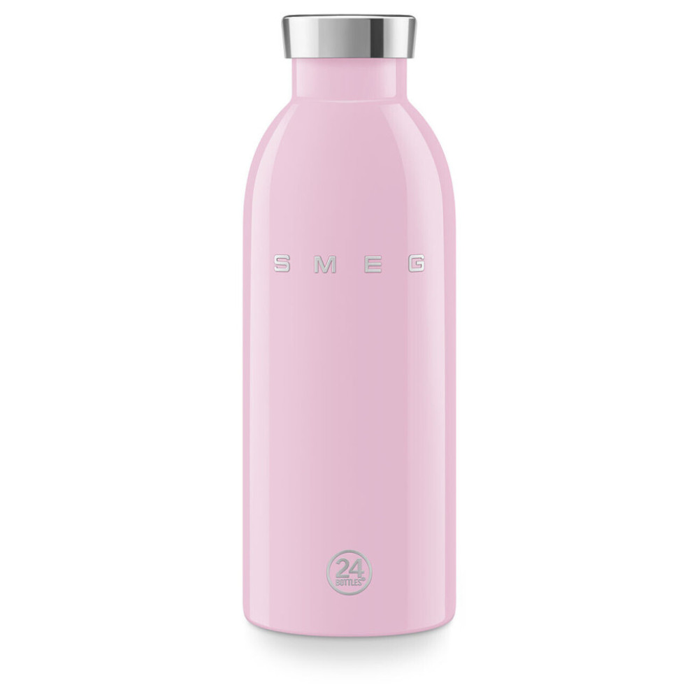 Термопляшка SMEG × 24Bottles Clima WBF01PK, рожева, 500 мл