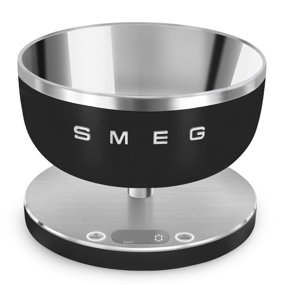 Кухонні ваги Smeg KSC01BLMWW, чорні