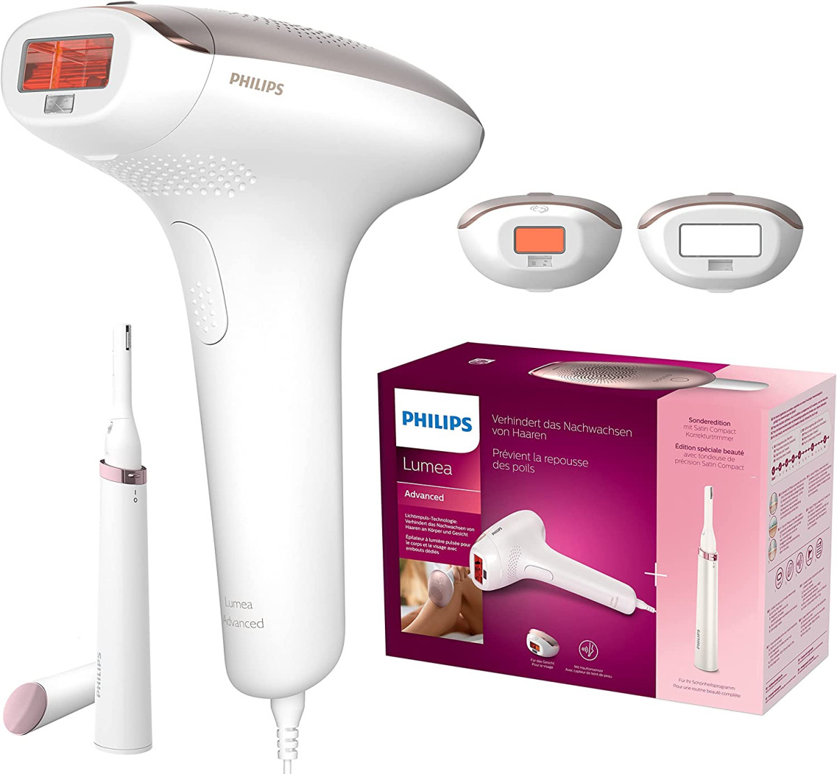 Фотоепілятор IPL Philips Lumea 7000 Series BRI921/00, для домашнього використання
