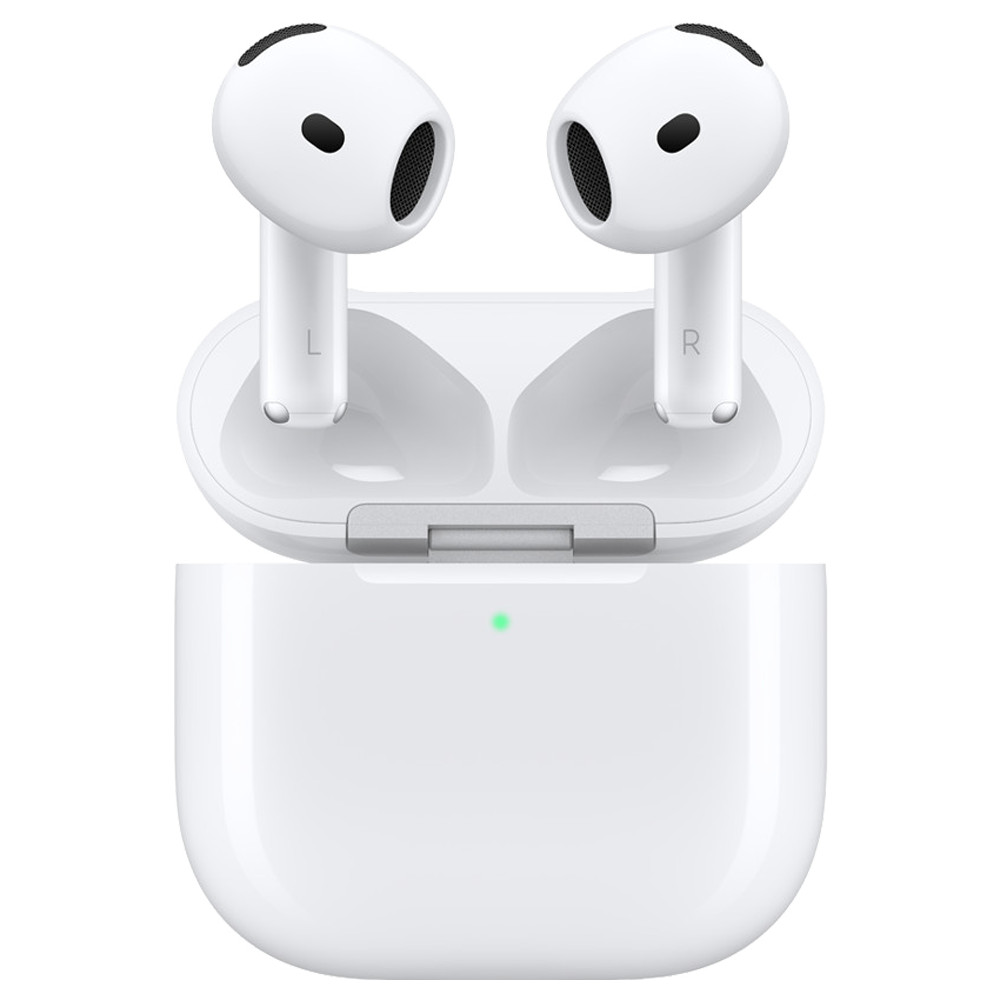 Бездротові навушники Apple AirPods 4 ANC MXP93ZM/A (2024), білі, із зарядним кейсом