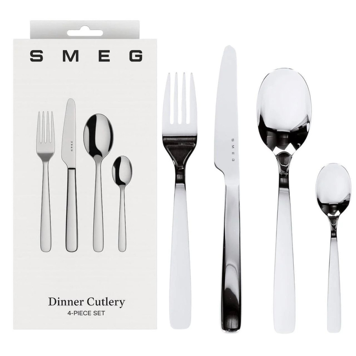 Набір столових приладів SMEG Dinner Cutlery, 4 предмети, на 1 особу