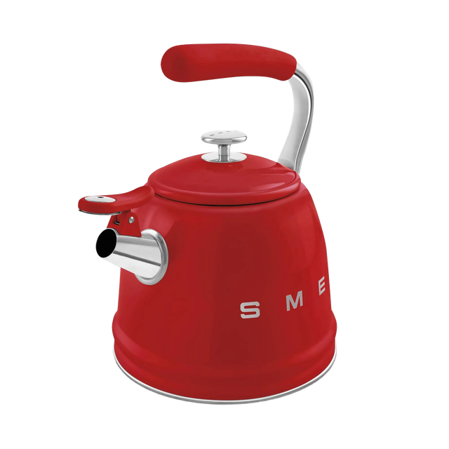 Чайник SMEG WKF01RD для плити, червоний, 2,3 л