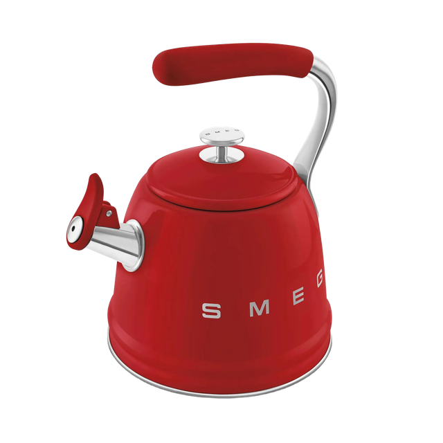 Чайник SMEG WKF01RD для плити, червоний, 2,3 л
