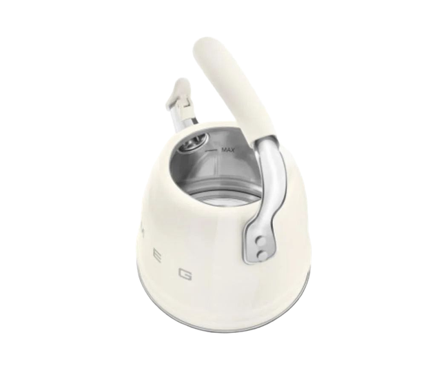Чайник SMEG WKF01CR для плити, кремовий, 2,3 л