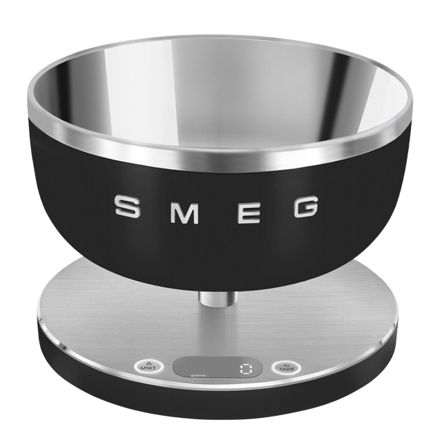 Ваги Smeg KSC01BLMWW, кухонні, чорні