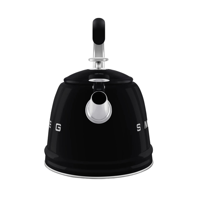 Чайник SMEG WKF01BL для плити, чорний, 2,3 л
