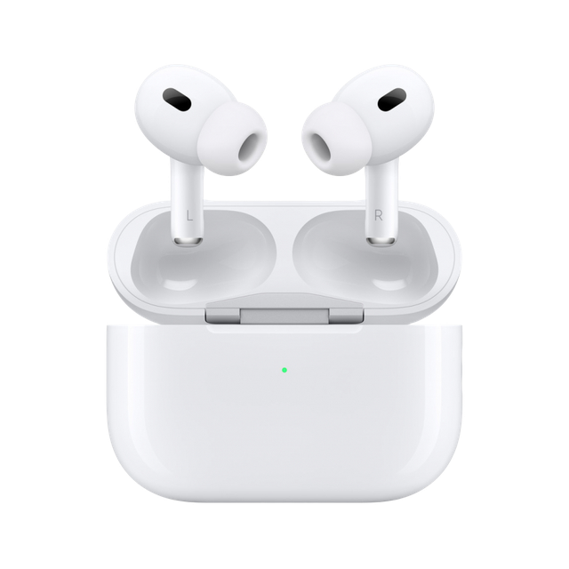 Бездротові Bluetooth-навушники Apple AirPods Pro 2 MTJV3ZM/A (2023), білі, із зарядним кейсом