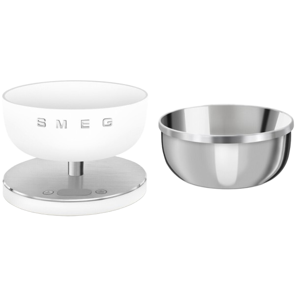 Ваги Smeg KSC01WHMWW, кухонні, білі