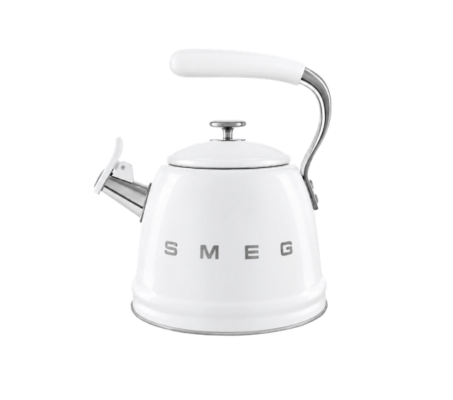 Чайник SMEG WKF01WH для плити, білий, 2,3 л