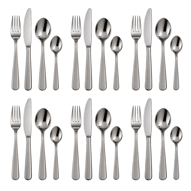 Набір SMEG Cutlery Caddy: 24 прибори й органайзер, блакитний