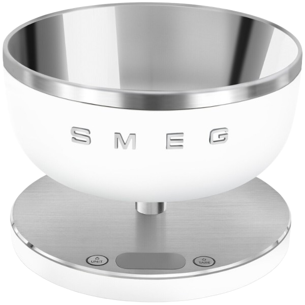 Кухонні ваги Smeg KSC01WHMWW, білі