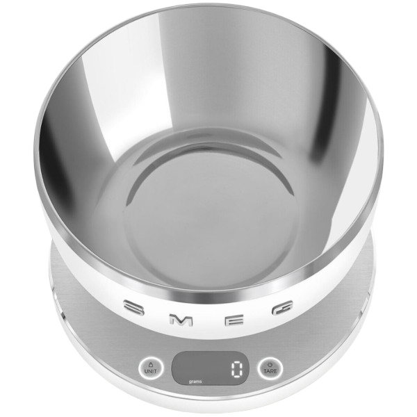 Ваги Smeg KSC01WHMWW, кухонні, білі