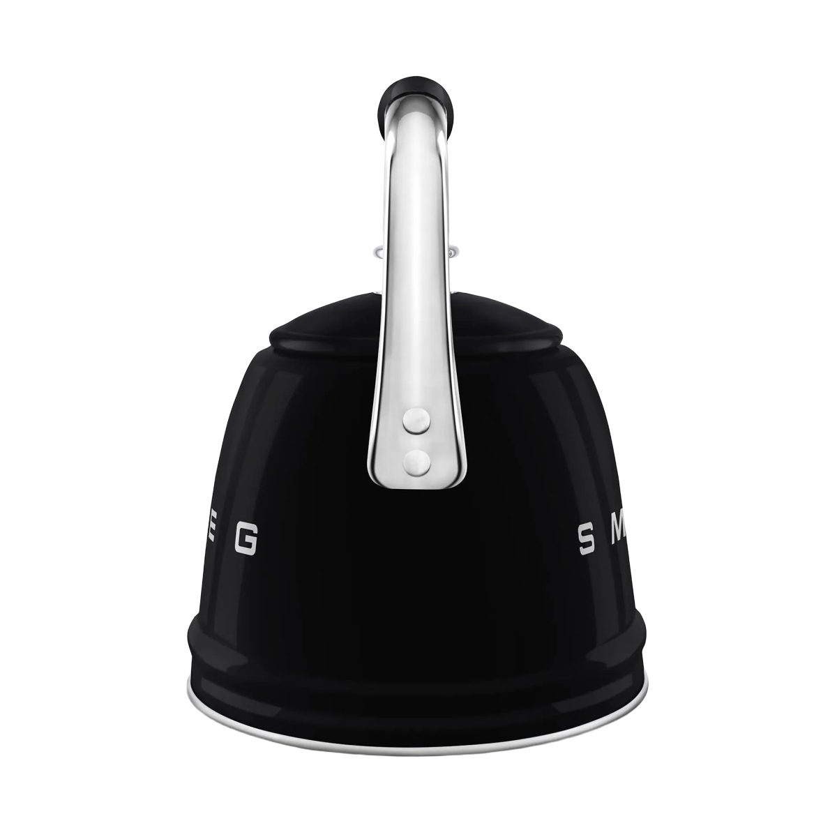 Чайник SMEG WKF01BL для плити, чорний, 2,3 л