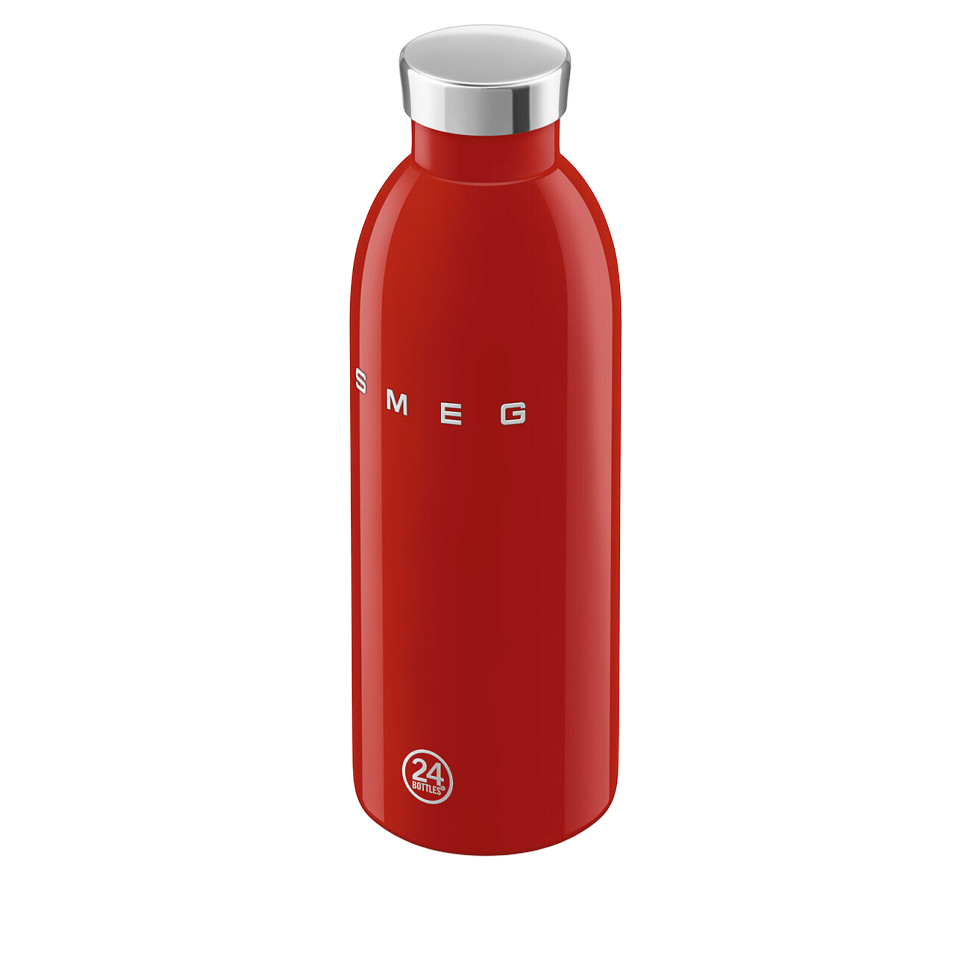 Термопляшка SMEG × 24Bottles Clima WBF01RD, червона, 500 мл — деталі