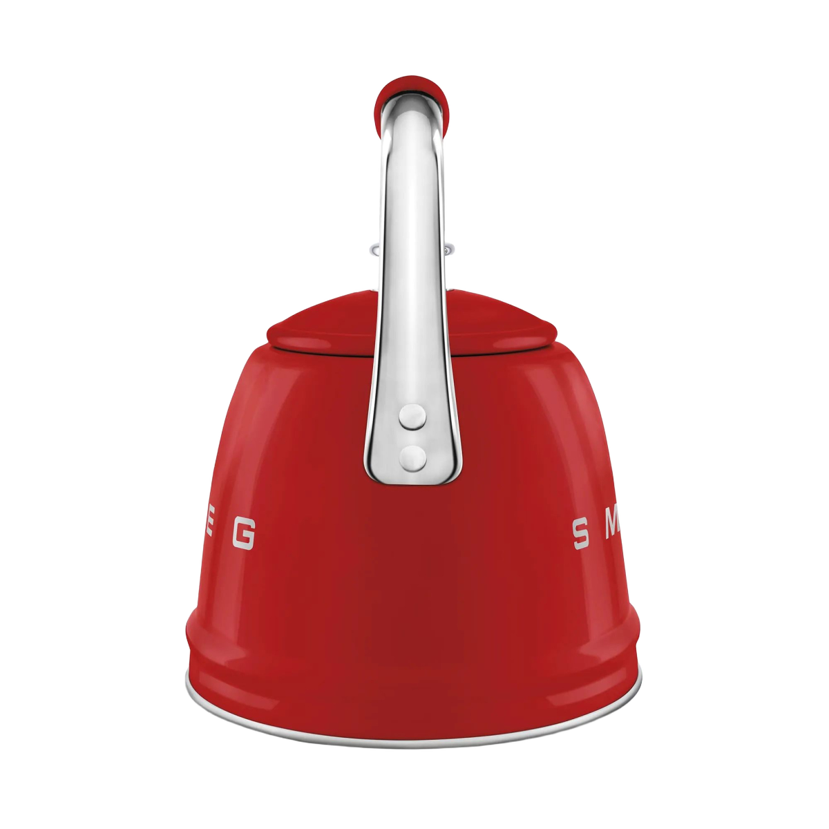 Чайник SMEG WKF01RD для плити, червоний, 2,3 л