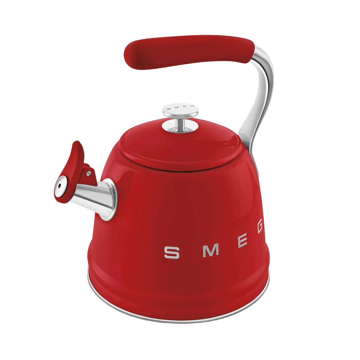 Чайник SMEG WKF01RD для плити, червоний, 2,3 л