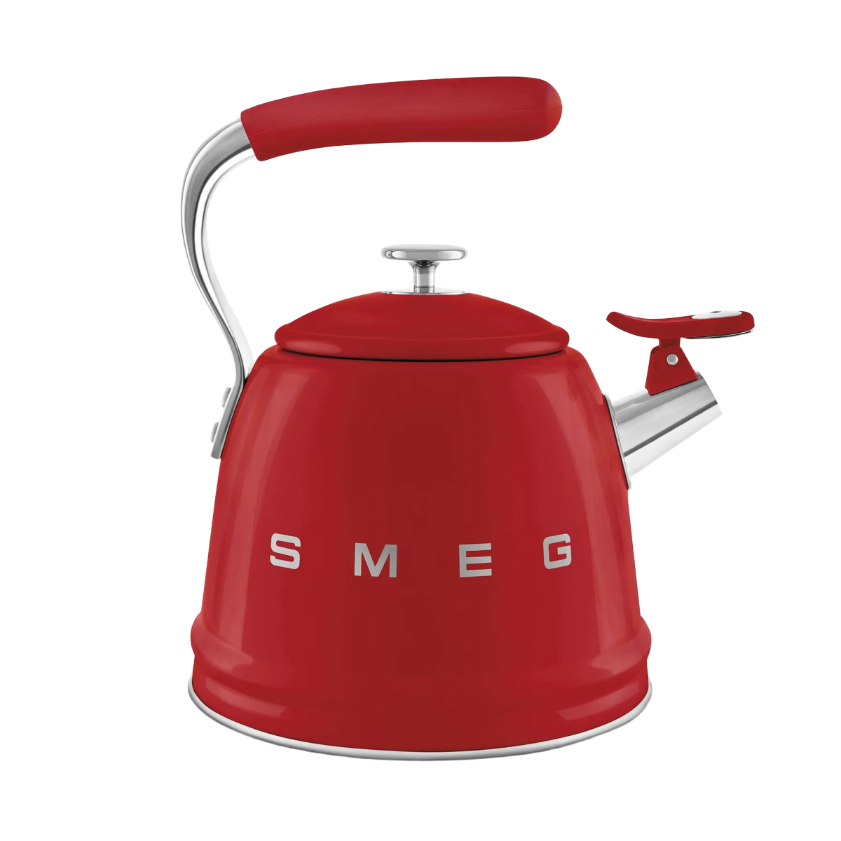 Чайник SMEG WKF01RD для плити, червоний, 2,3 л
