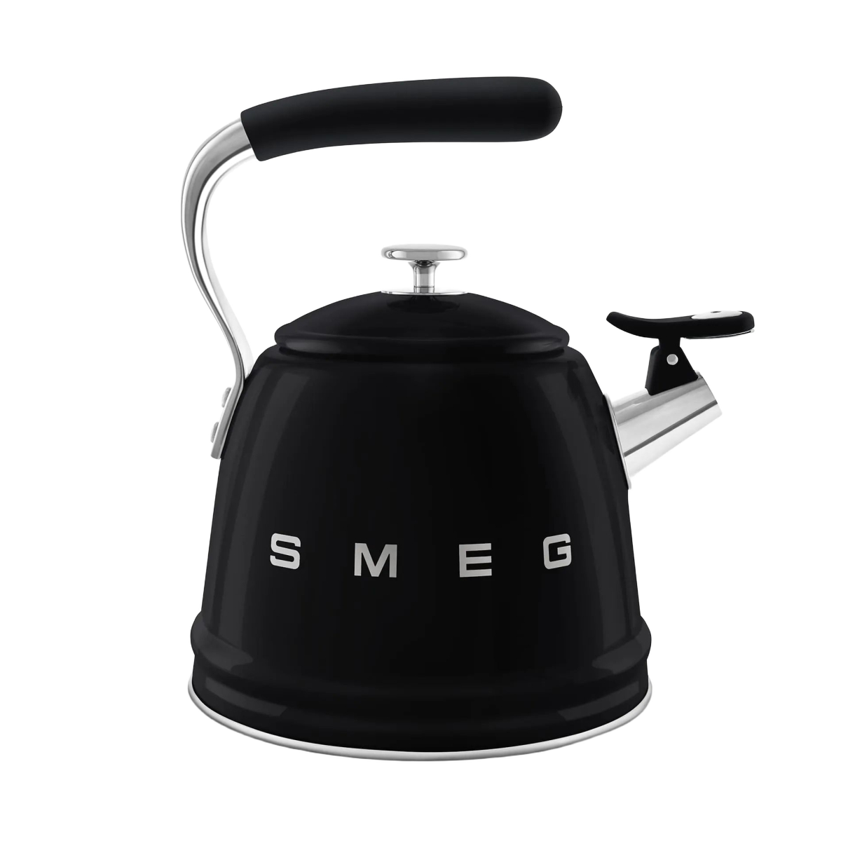 Чайник SMEG WKF01BL для плити, чорний, 2,3 л