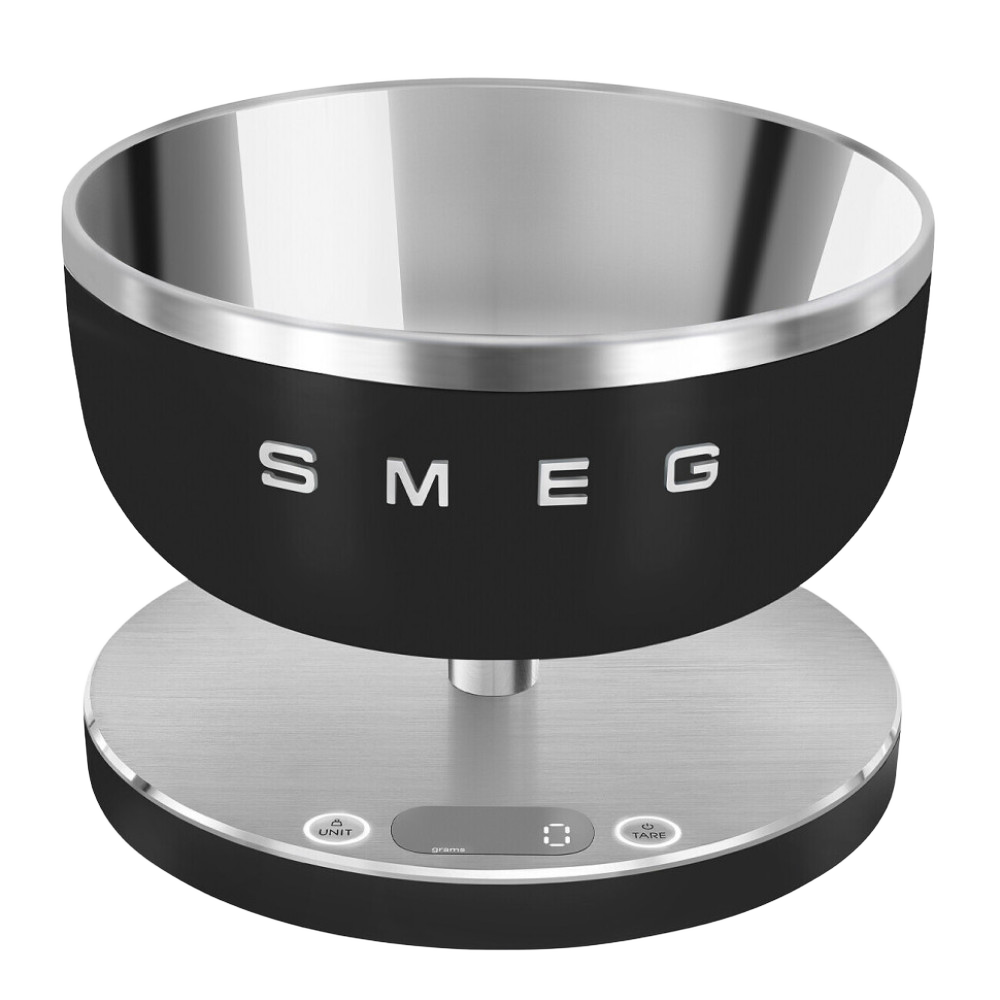 Кухонні ваги Smeg KSC01BLMWW, чорні