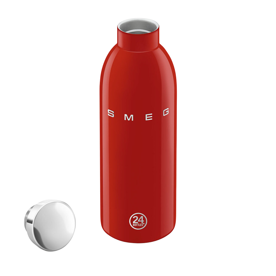 Термос-пляшка SMEG × 24Bottles Clima WBF01RD, червона, 500 мл