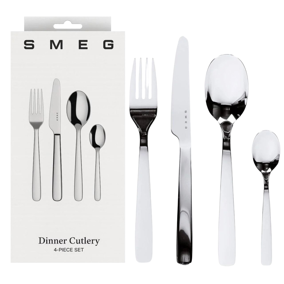 Набір столових приладів SMEG Dinner Cutlery, 4 предмети, на 1 особу