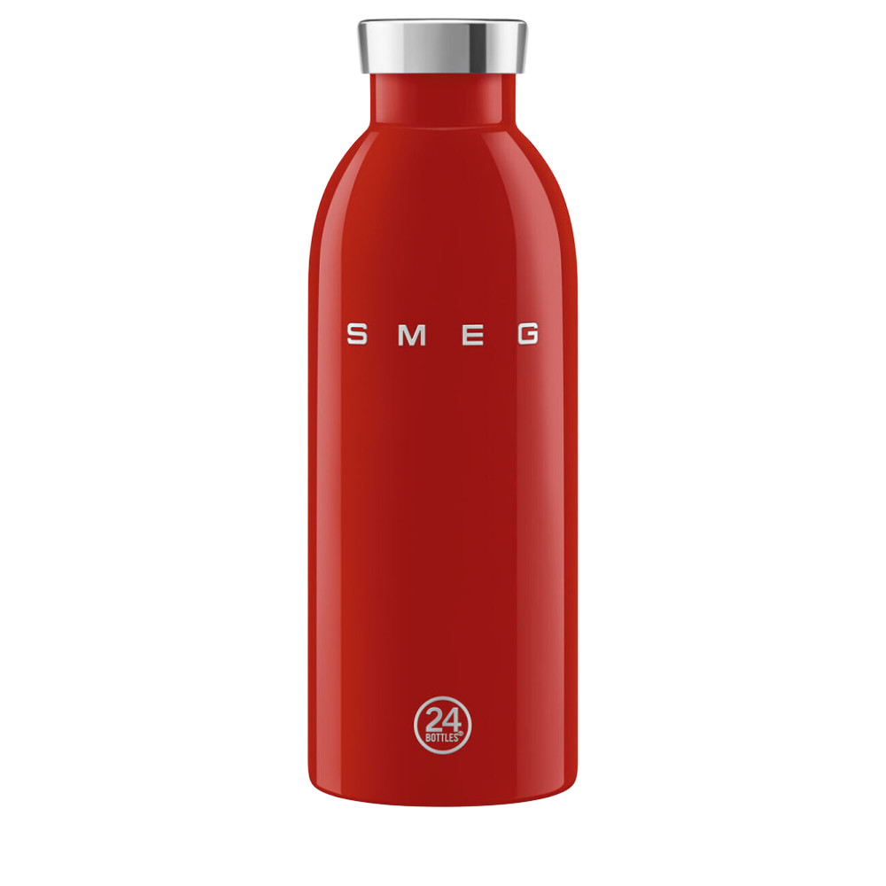 Термопляшка SMEG × 24Bottles Clima WBF01RD, червона, 500 мл