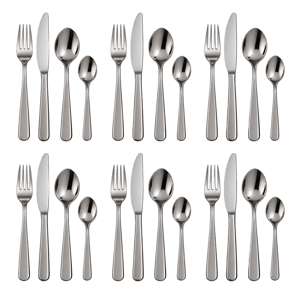 Набір SMEG Cutlery Caddy: 24 прибори й органайзер, блакитний