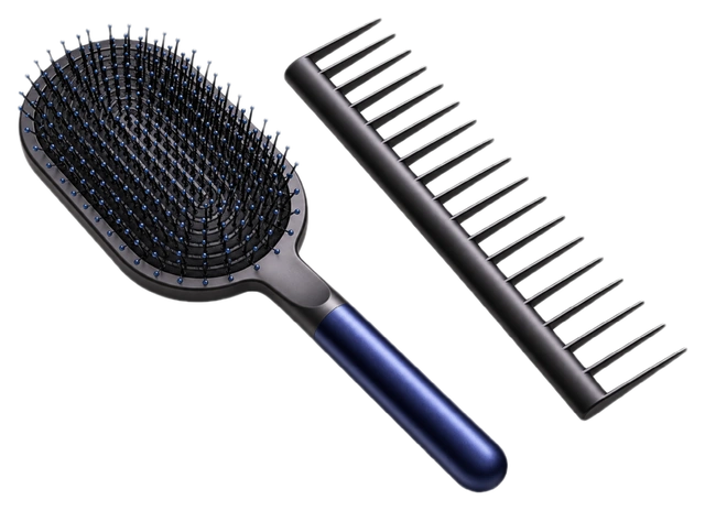 Щітка та гребінець Dyson Designed Paddle Brush and Detangling Comb Prussian Blue/Black