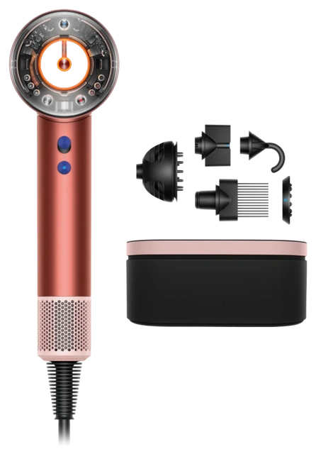 Фен для волосся Dyson Supersonic HD16 Nural Strawberry Bronze/Blush Pink (з кейсом)