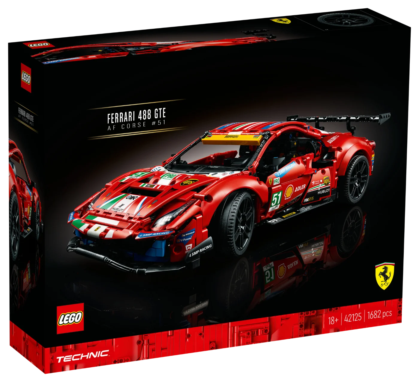 Конструктор LEGO Technic 42125 Ferrari 488 GTE AF Corse 51