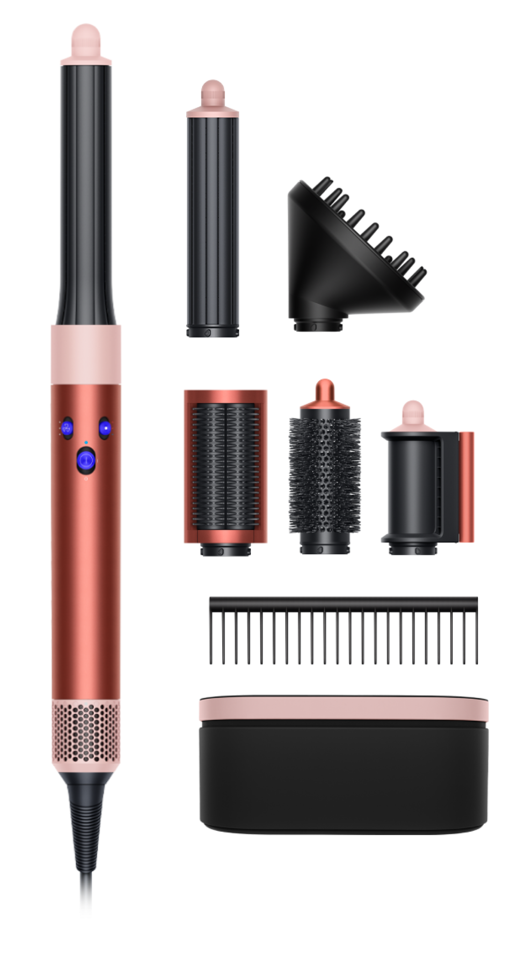 Стайлер для волосся Dyson Airwrap HS05 Complete Long Volumise Strawberry Bronze/Blush Pink (581840-01)