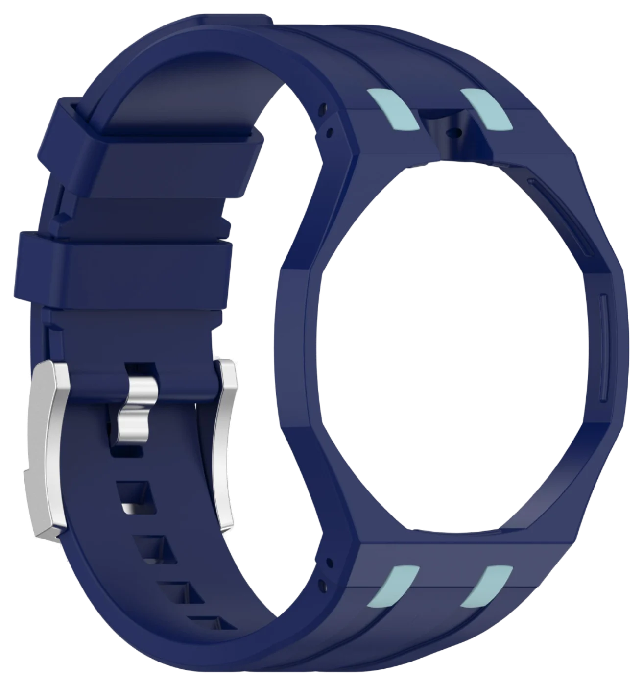 Змінний ремінець Audemars Piguet x Swatch Royal Pop: Navy Blue/Ice Blue