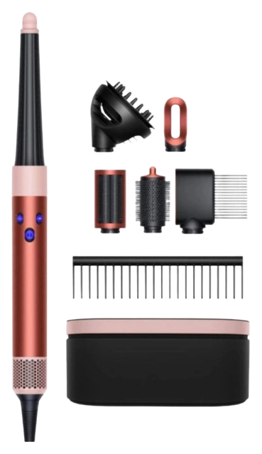 Стайлер для волосся Dyson Airwrap I.D. HS08 Complete Long Curly+Coily Strawberry Bronze/Blush Pink Уцінка