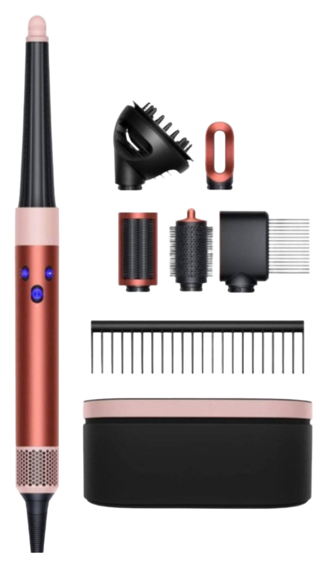 Стайлер для волосся Dyson Airwrap I.D. HS08 Complete Long Curly+Coily Strawberry Bronze/Blush Pink Уцінка