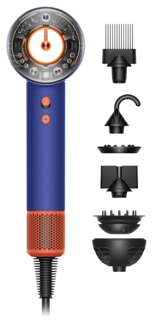 Фен для волосся Dyson Supersonic Nural HD16 Vinca Blue/Topaz (515166-01) (без кейсу)