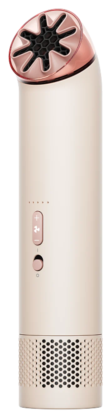 Портативний вентилятор Dyson HushJet Mini Cool, Stone/Blush