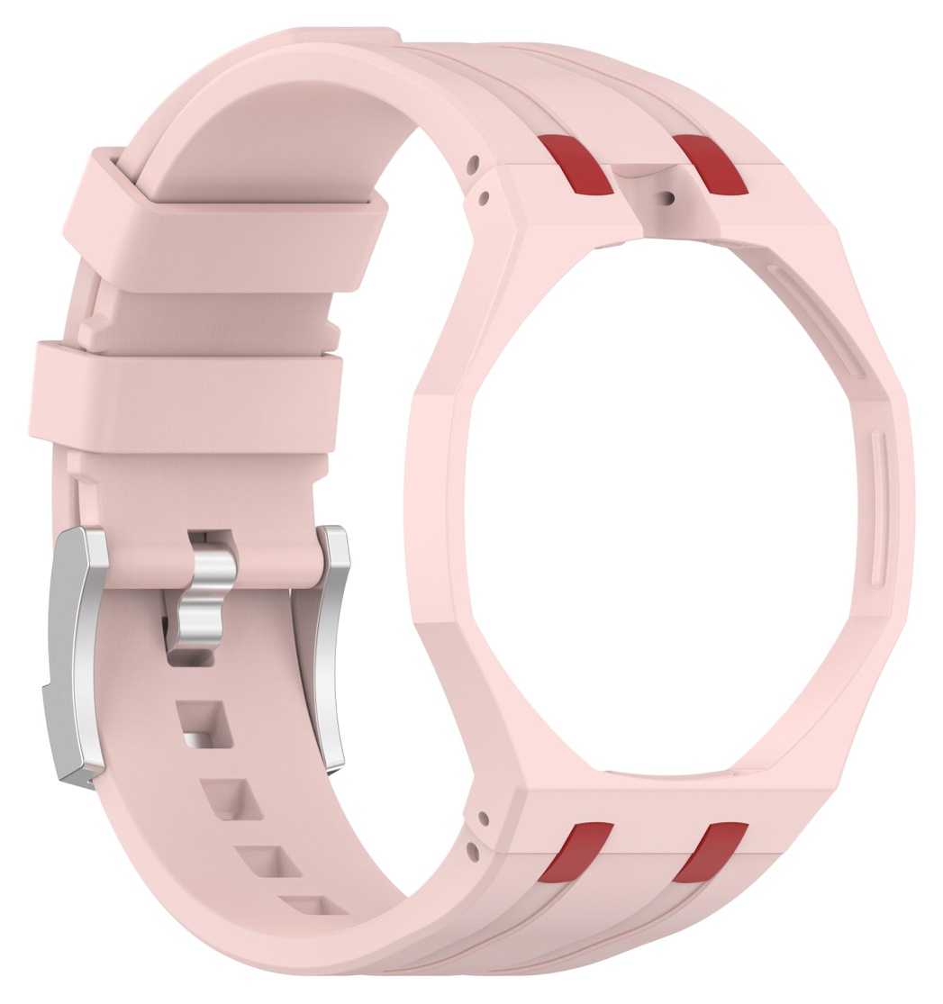 Змінний ремінець Audemars Piguet x Swatch Royal Pop: Blush Pink/Burgundy
