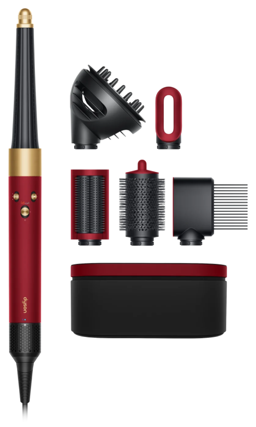 Стайлер для волосся Dyson Airwrap I.D. HS08 Complete Long Curly+Coily Red Velvet/Gold