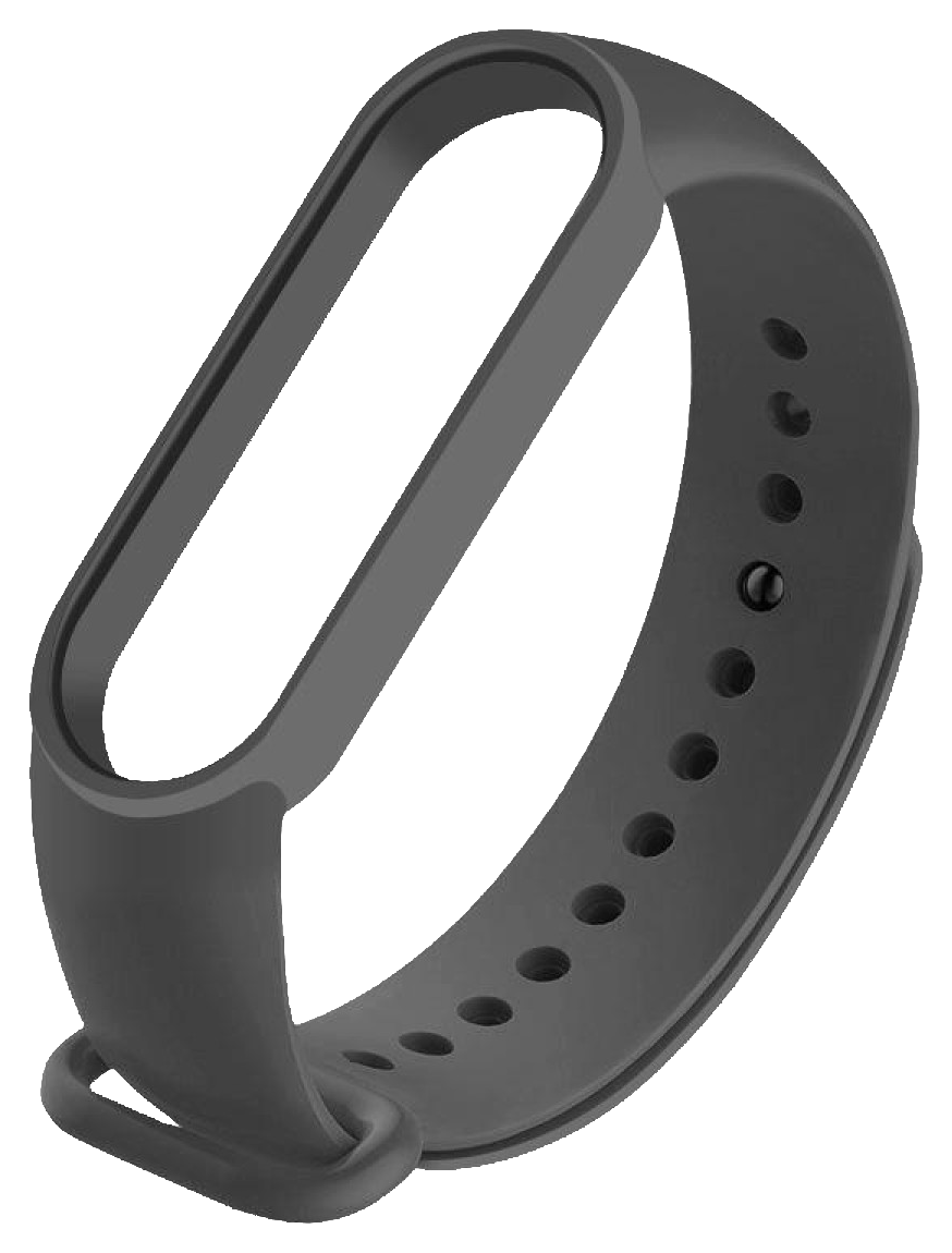 Змінний ремінець Xiaomi Mi Smart Band 5/6/7 Dark Grey